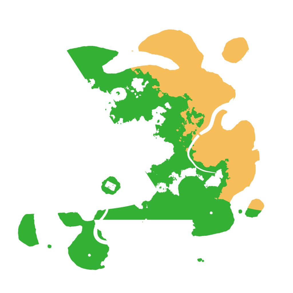 Biome Rust Map: Procedural Map, Size: 3000, Seed: 145