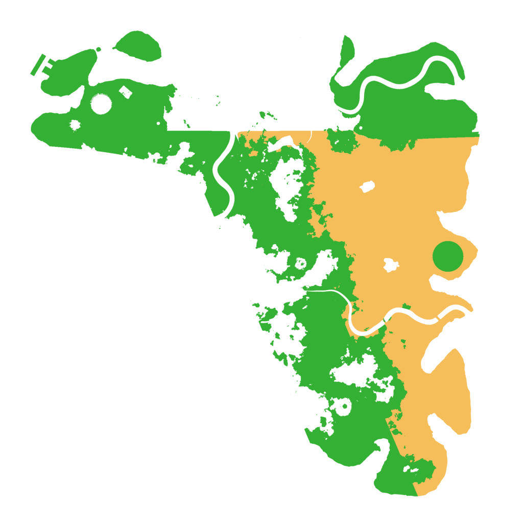 Biome Rust Map: Procedural Map, Size: 4500, Seed: 213932422