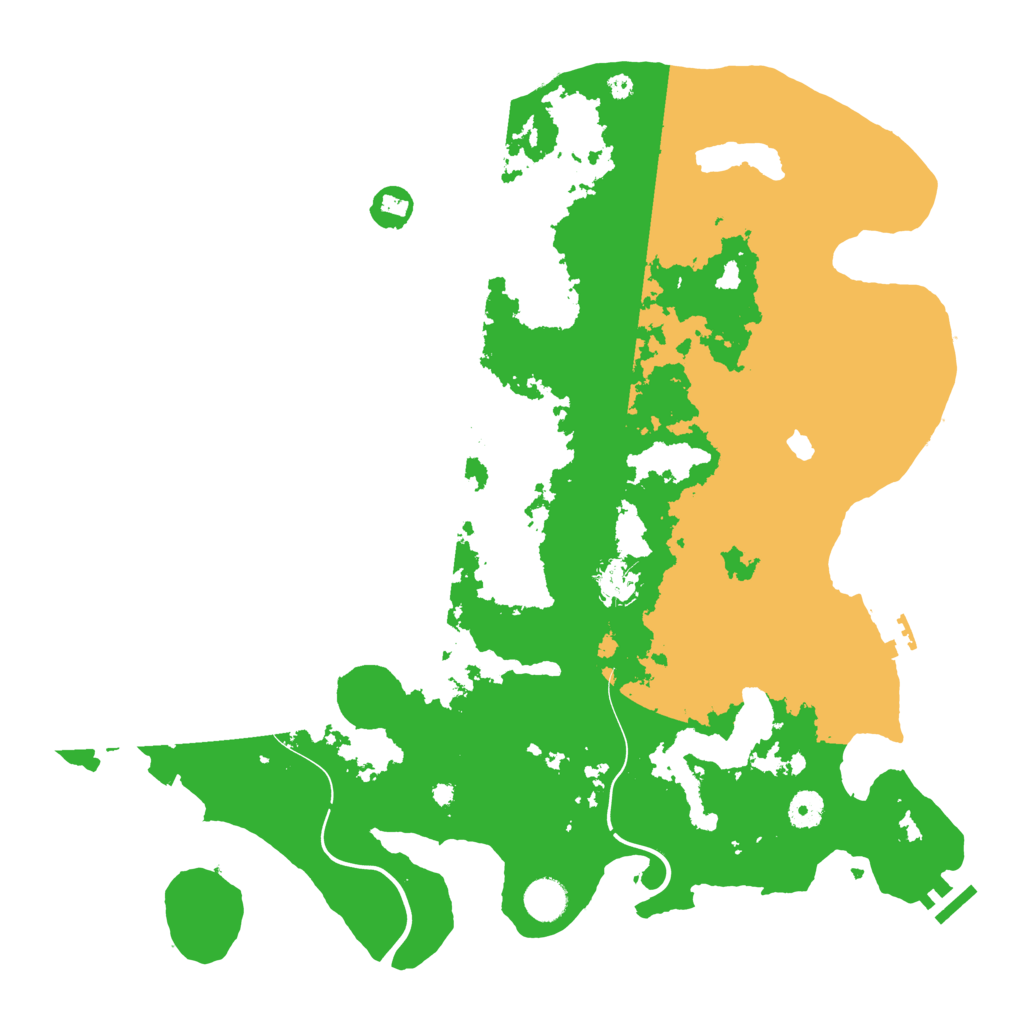 Biome Rust Map: Procedural Map, Size: 4200, Seed: 72