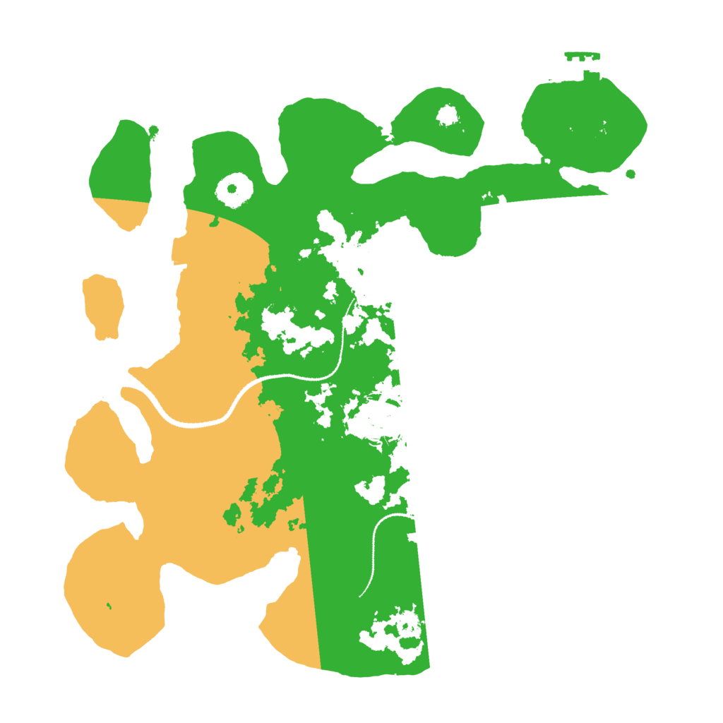 Biome Rust Map: Procedural Map, Size: 3100, Seed: 55555555