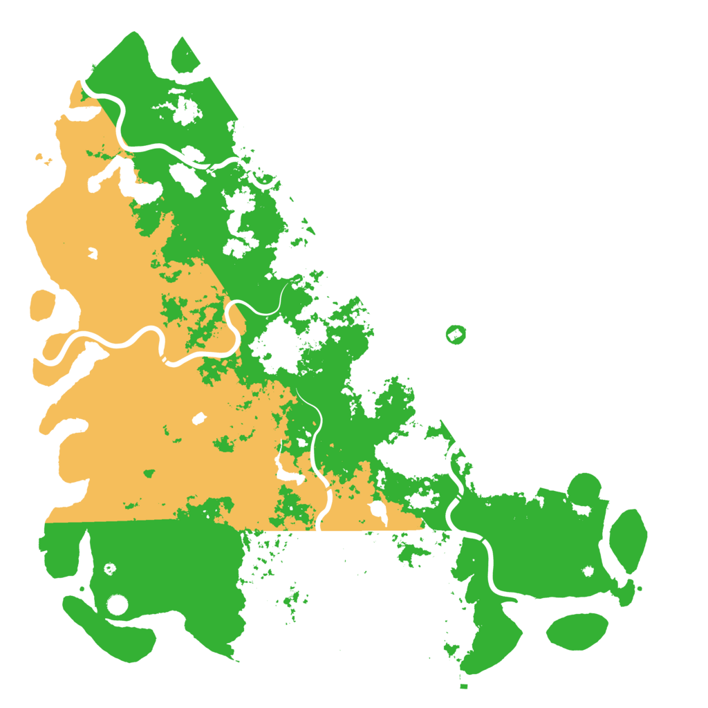 Biome Rust Map: Procedural Map, Size: 6000, Seed: 1564789023