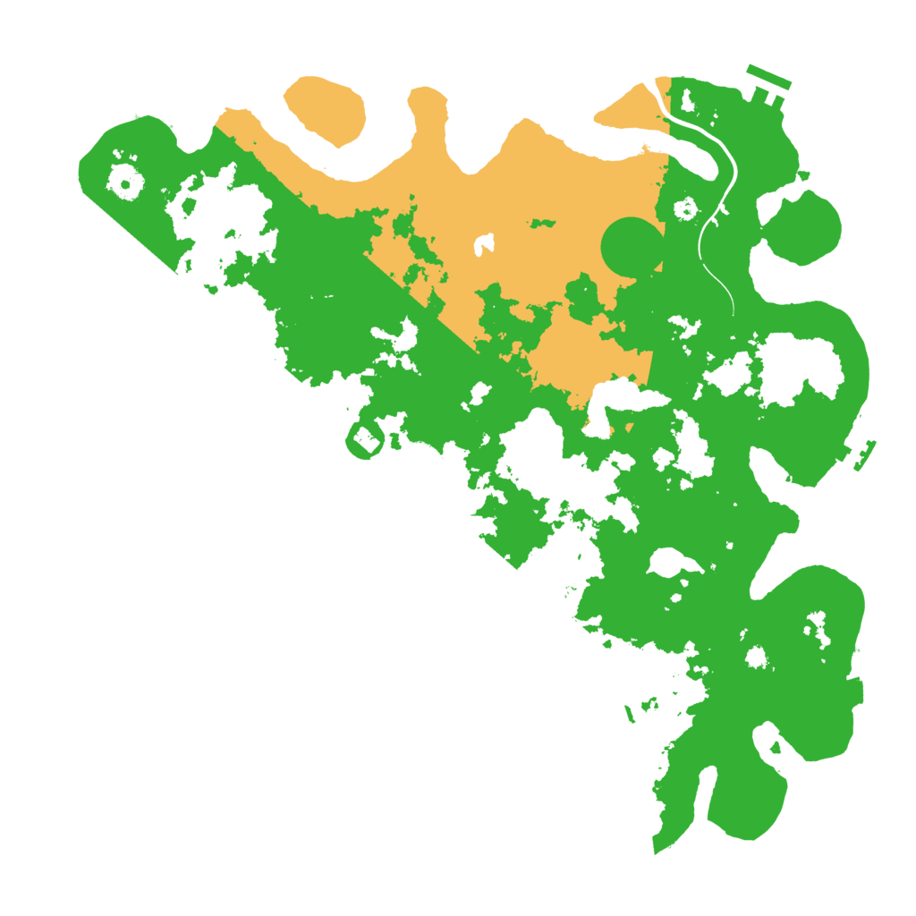 Biome Rust Map: Procedural Map, Size: 4000, Seed: 122211166