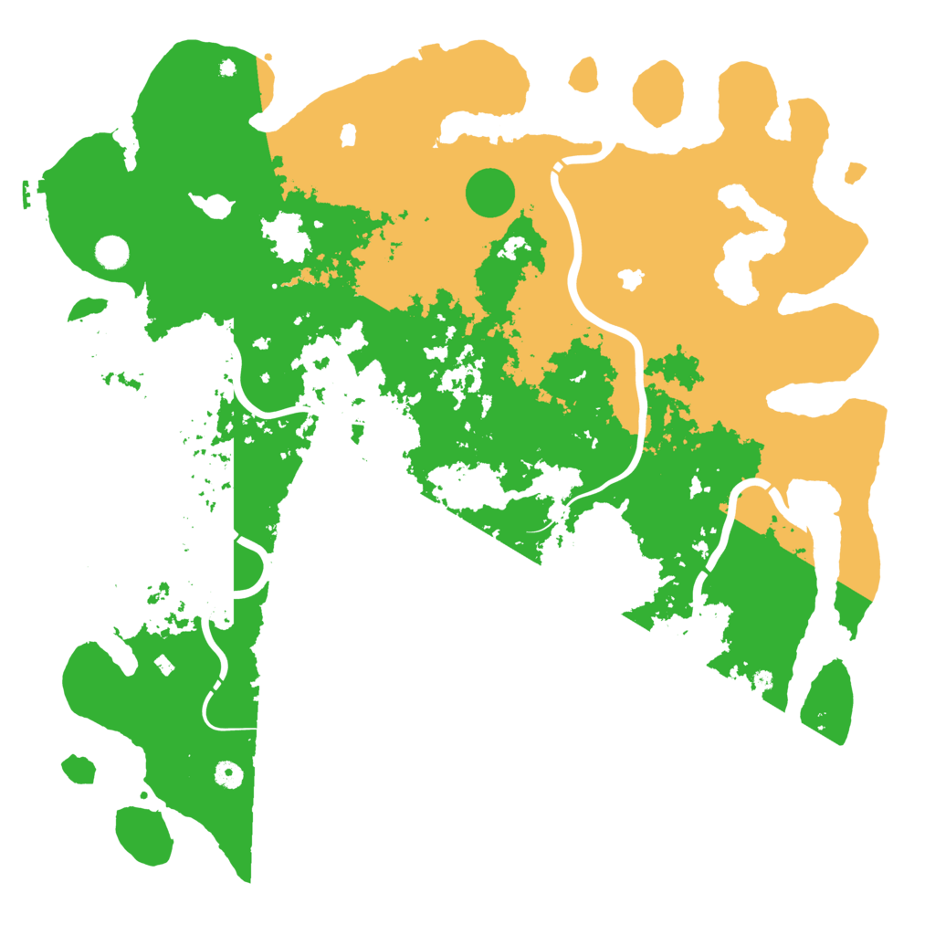 Biome Rust Map: Procedural Map, Size: 5000, Seed: 20220129