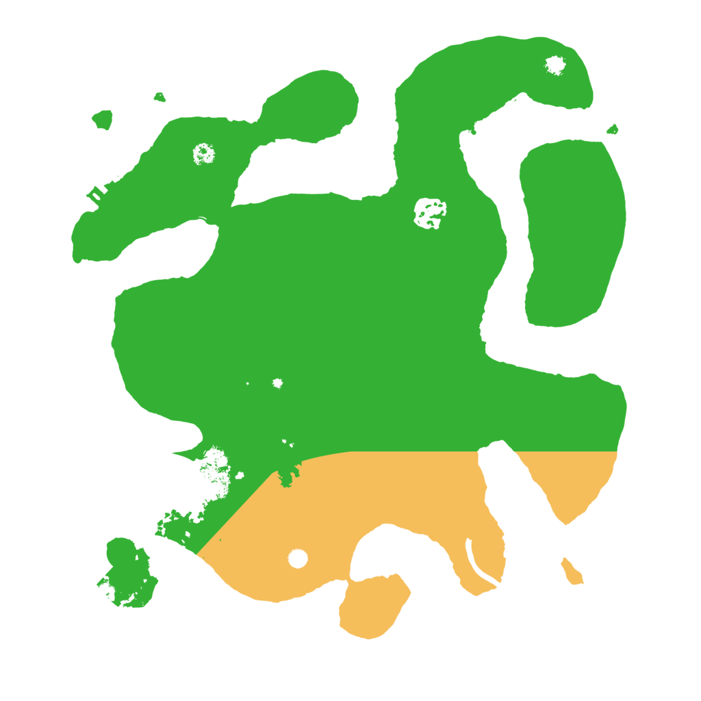 Biome Rust Map: Procedural Map, Size: 3200, Seed: 461643609