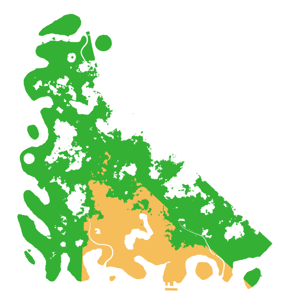 Biome Rust Map: Procedural Map, Size: 5000, Seed: 23132673