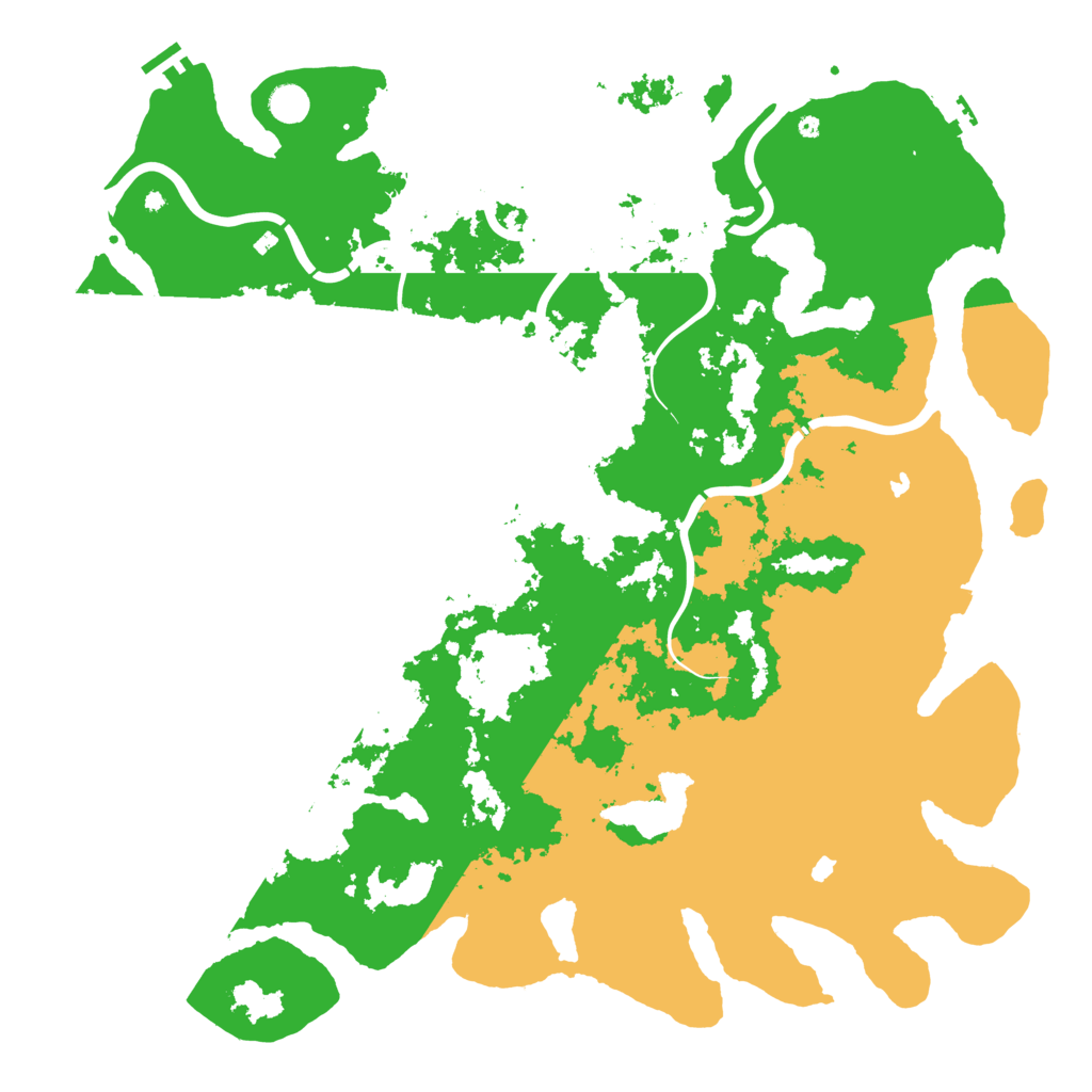 Biome Rust Map: Procedural Map, Size: 5000, Seed: 37609924