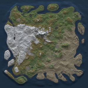 Thumbnail Rust Map: Procedural Map, Size: 5000, Seed: 37609924, 20 Monuments