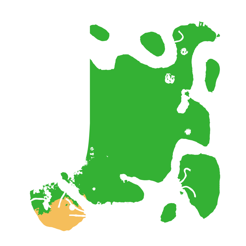 Biome Rust Map: Procedural Map, Size: 3600, Seed: 120639920