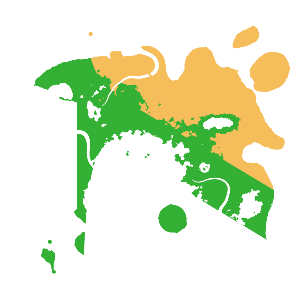 Biome Rust Map: Procedural Map, Size: 3000, Seed: 526526