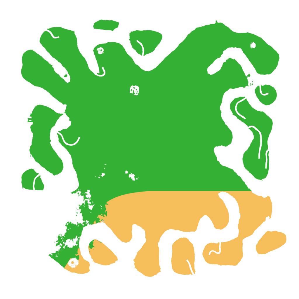 Biome Rust Map: Procedural Map, Size: 4500, Seed: 3288436