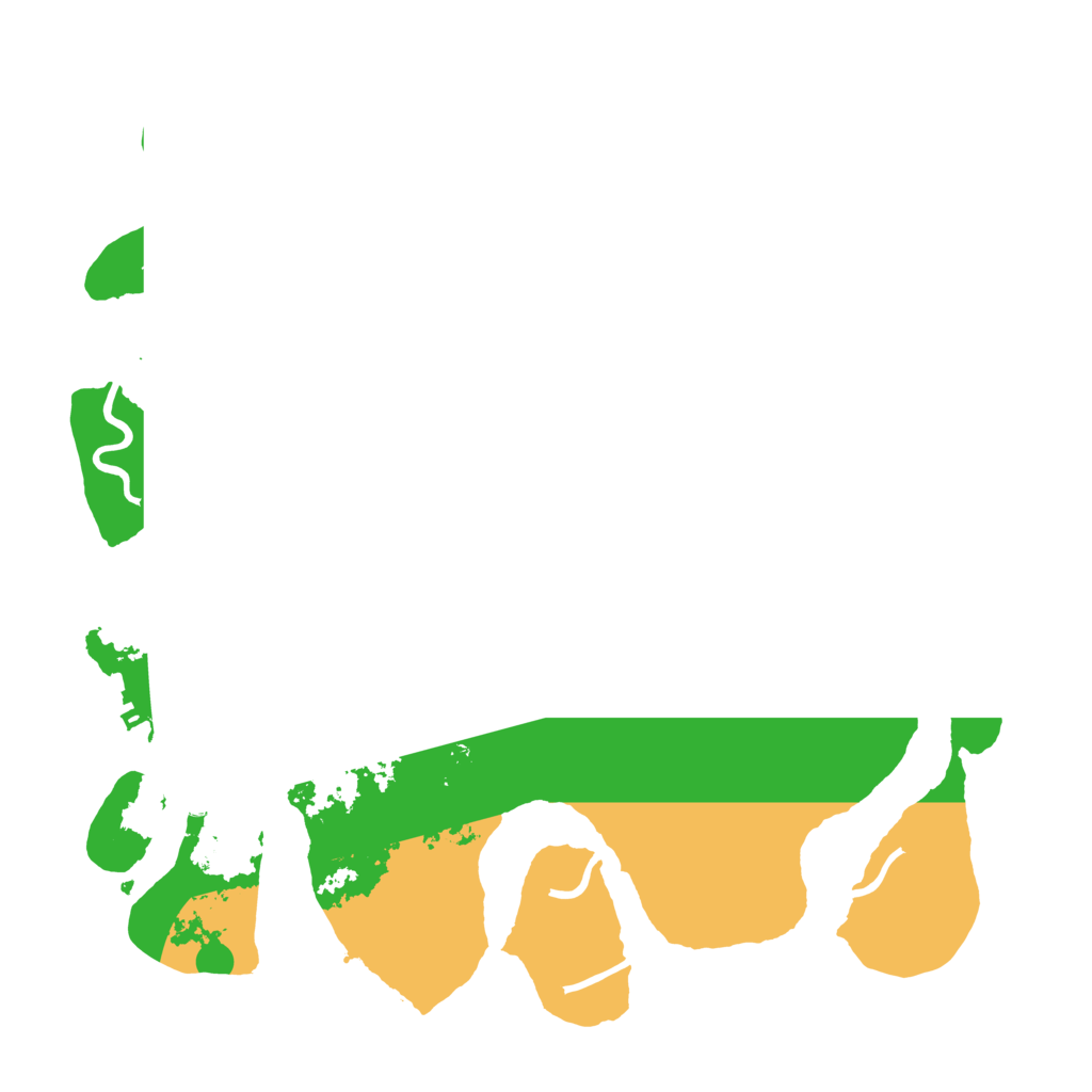 Biome Rust Map: Procedural Map, Size: 3800, Seed: 123412