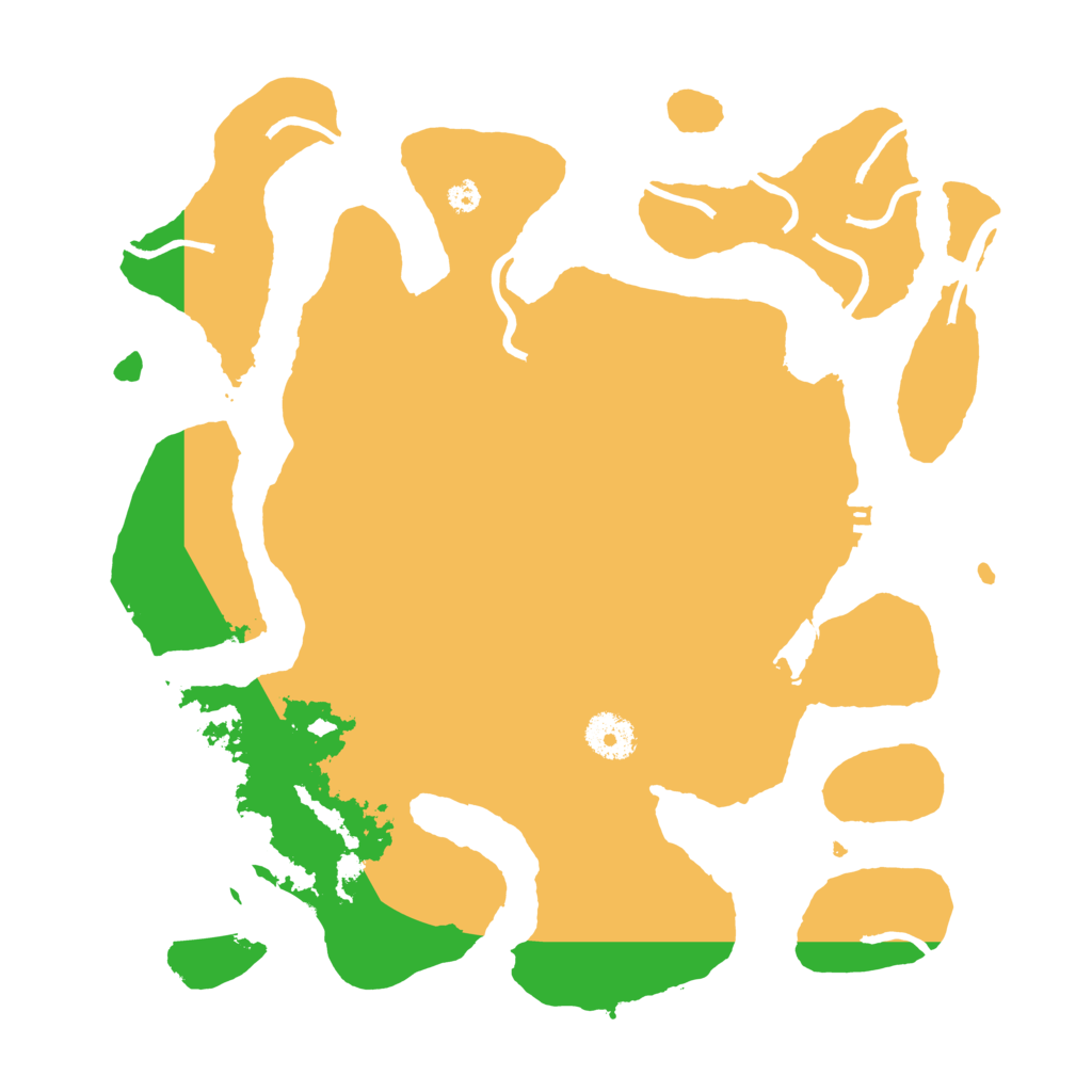 Biome Rust Map: Procedural Map, Size: 3500, Seed: 2600387