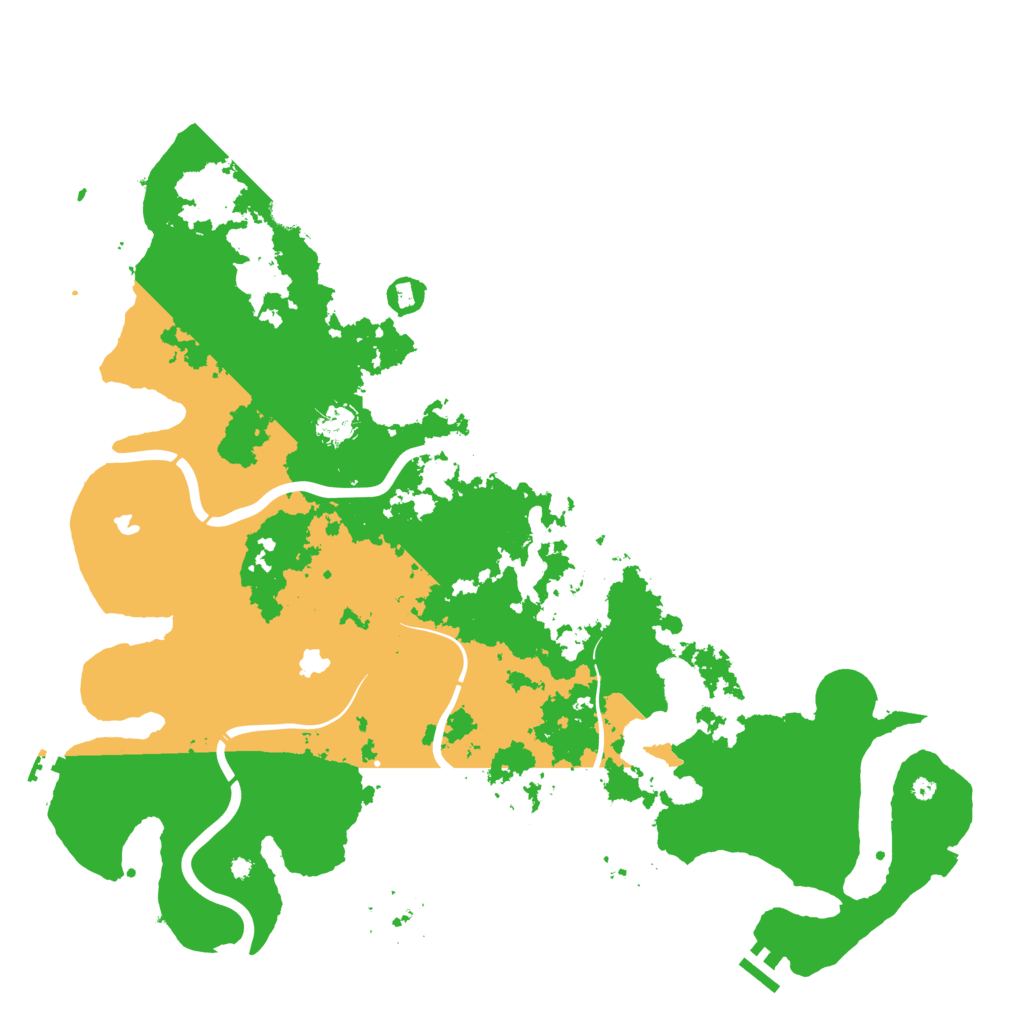 Biome Rust Map: Procedural Map, Size: 4500, Seed: 3944710