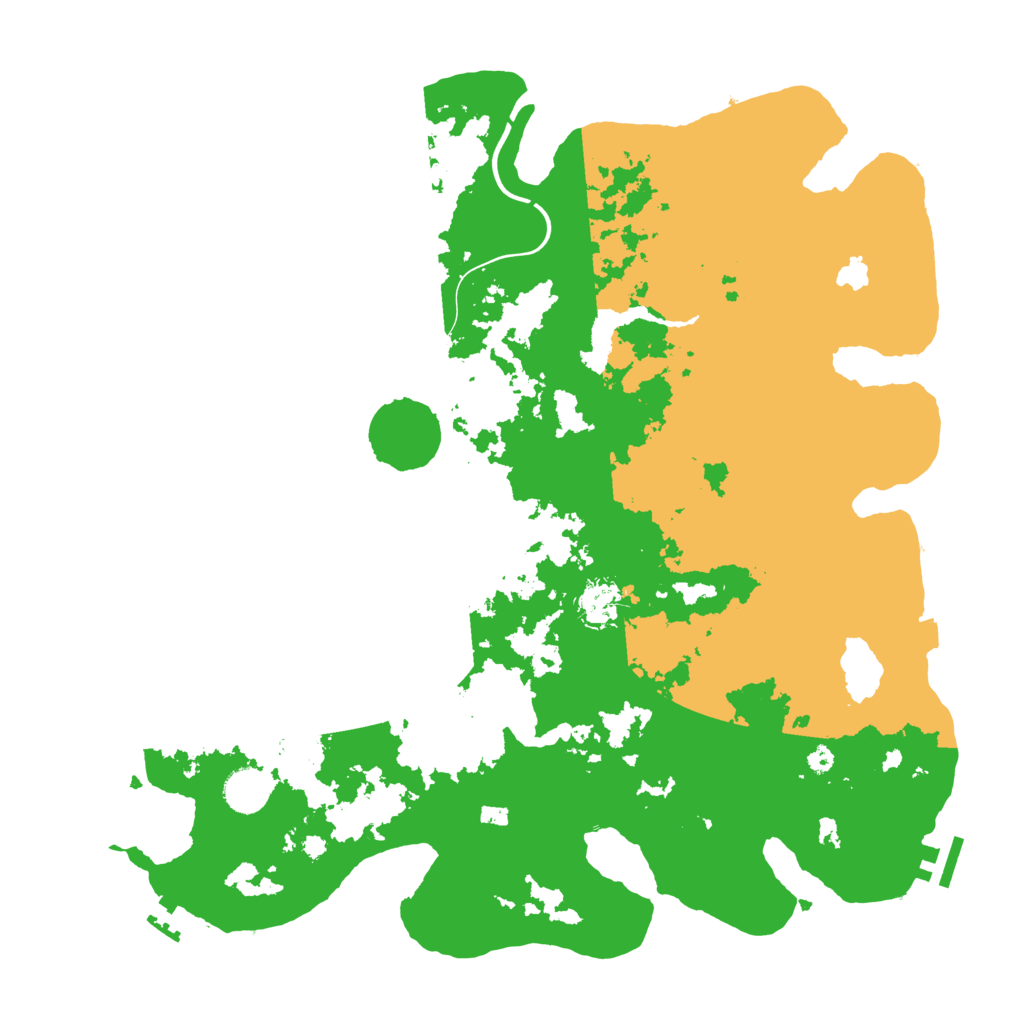 Biome Rust Map: Procedural Map, Size: 4000, Seed: 3263
