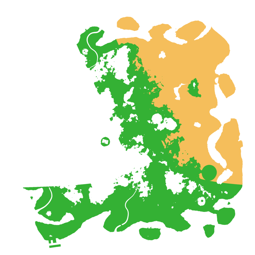Biome Rust Map: Procedural Map, Size: 4500, Seed: 4125959