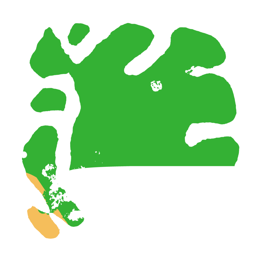 Biome Rust Map: Barren, Size: 3500, Seed: 1173875567