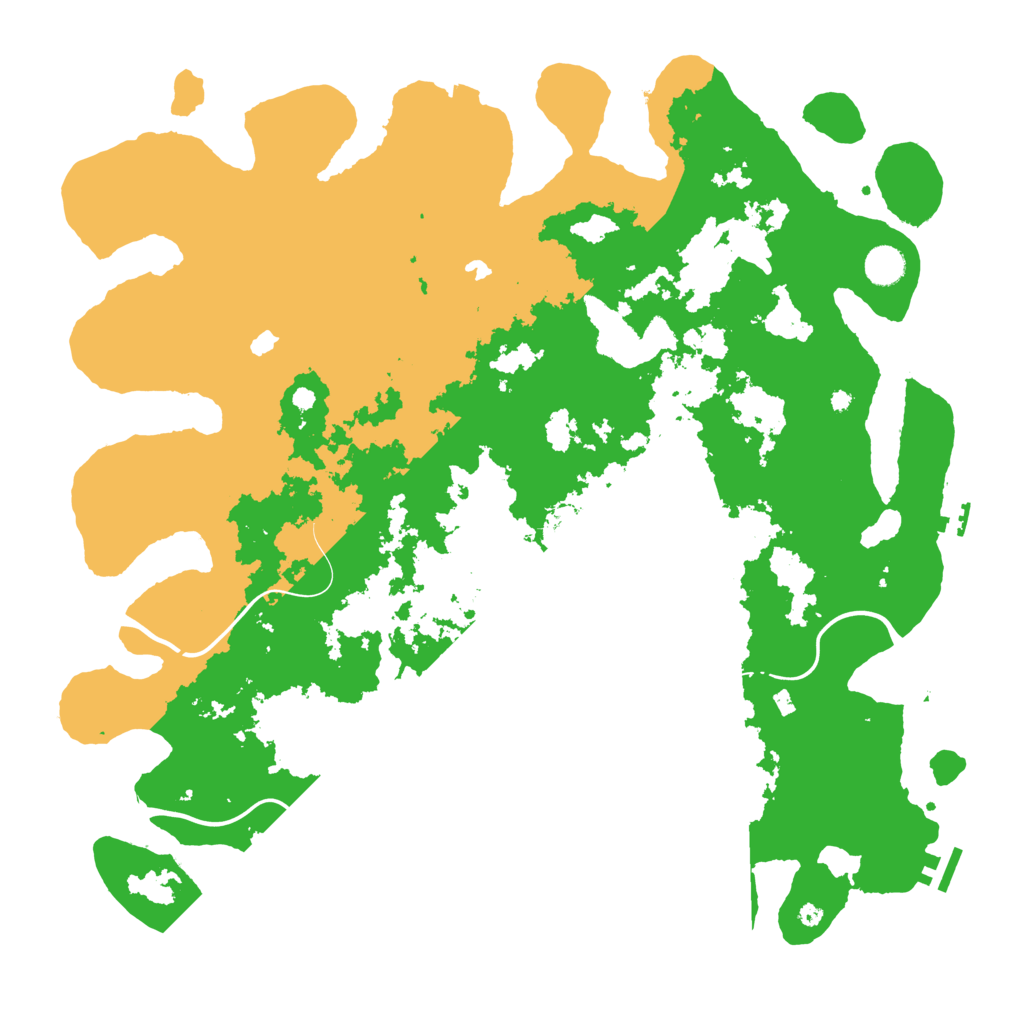 Biome Rust Map: Procedural Map, Size: 4500, Seed: 5651648