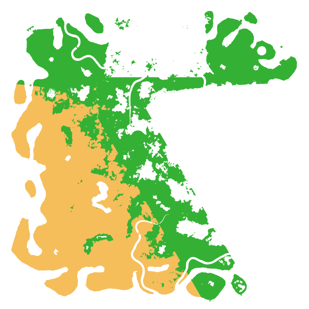 Biome Rust Map: Procedural Map, Size: 6000, Seed: 56450871