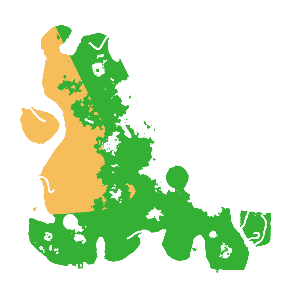 Biome Rust Map: Procedural Map, Size: 3500, Seed: 4701854