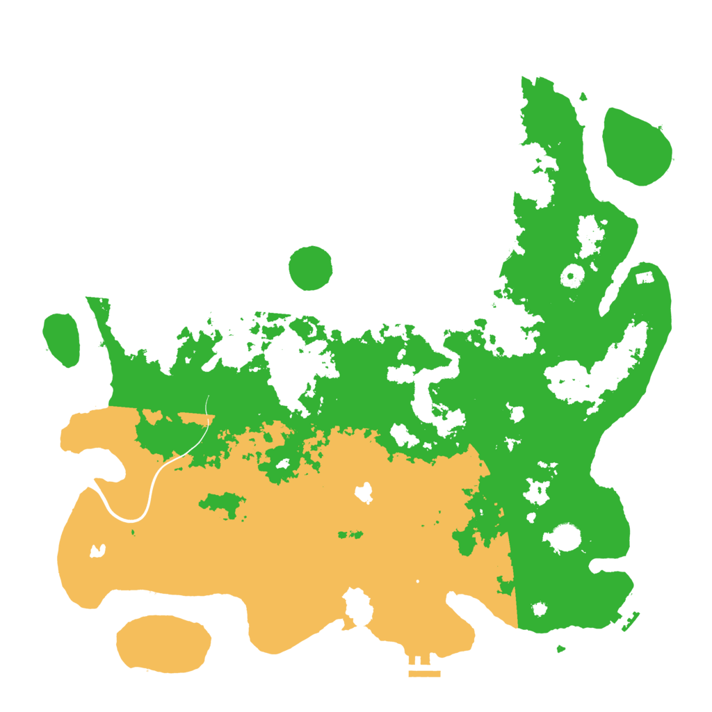 Biome Rust Map: Procedural Map, Size: 4500, Seed: 5300747