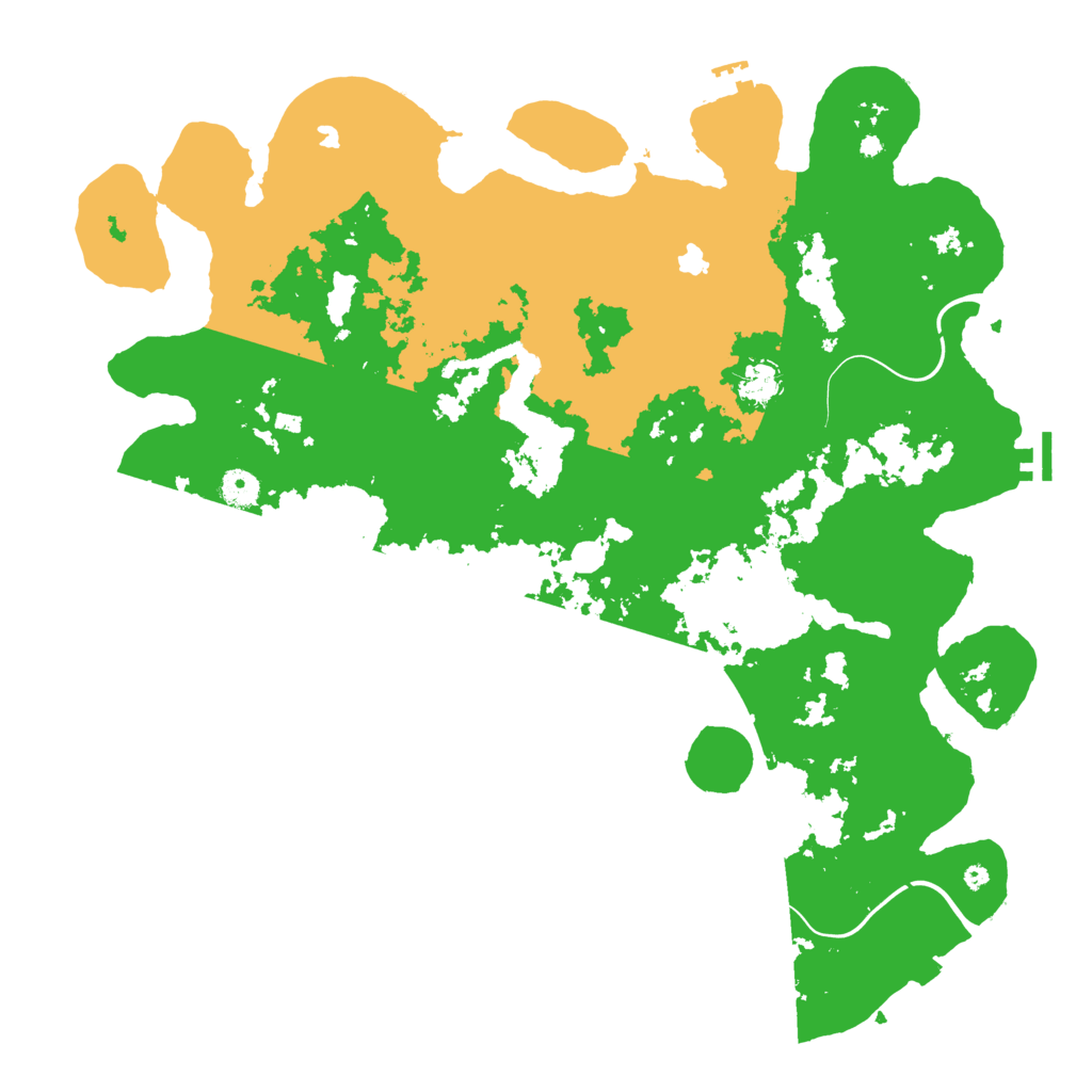 Biome Rust Map: Procedural Map, Size: 4500, Seed: 2891510