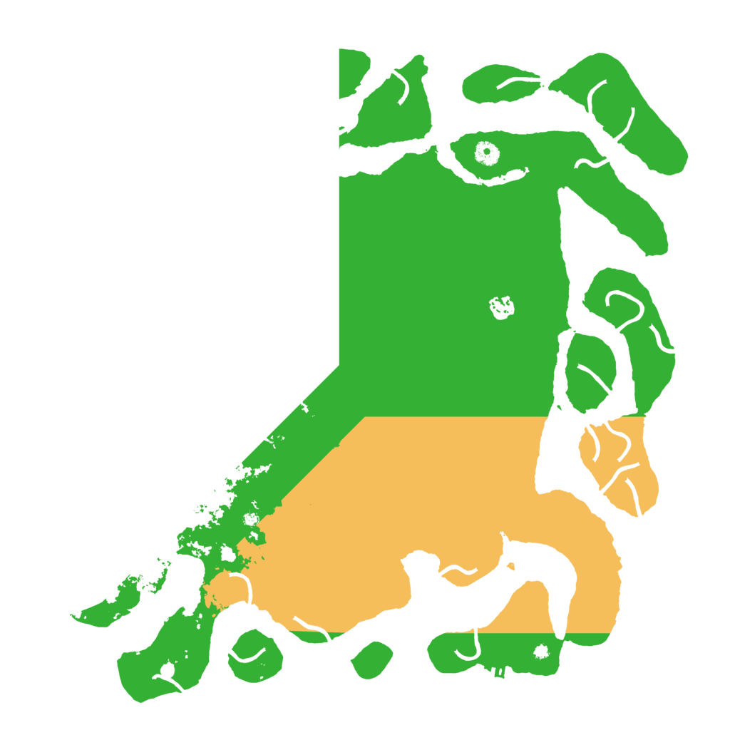 Biome Rust Map: Procedural Map, Size: 4500, Seed: 460705