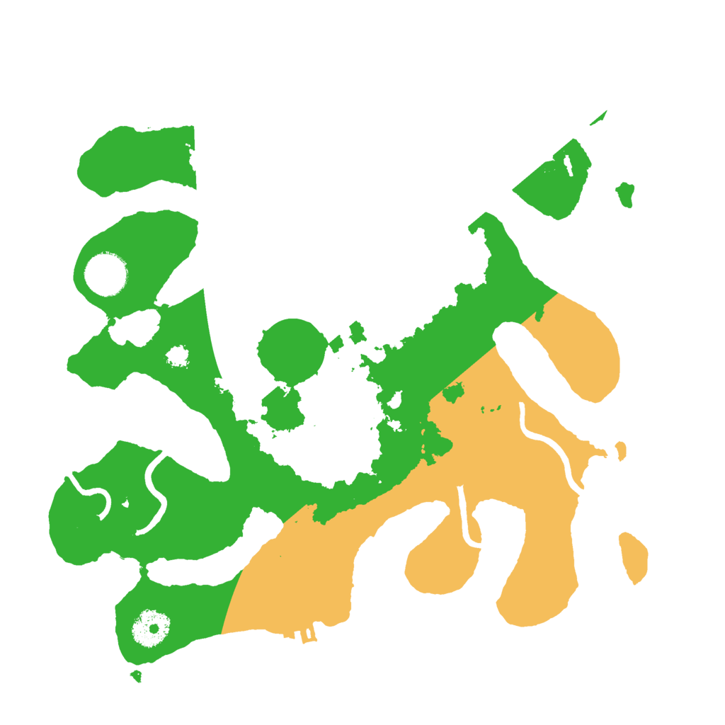 Biome Rust Map: Procedural Map, Size: 3000, Seed: 38720194