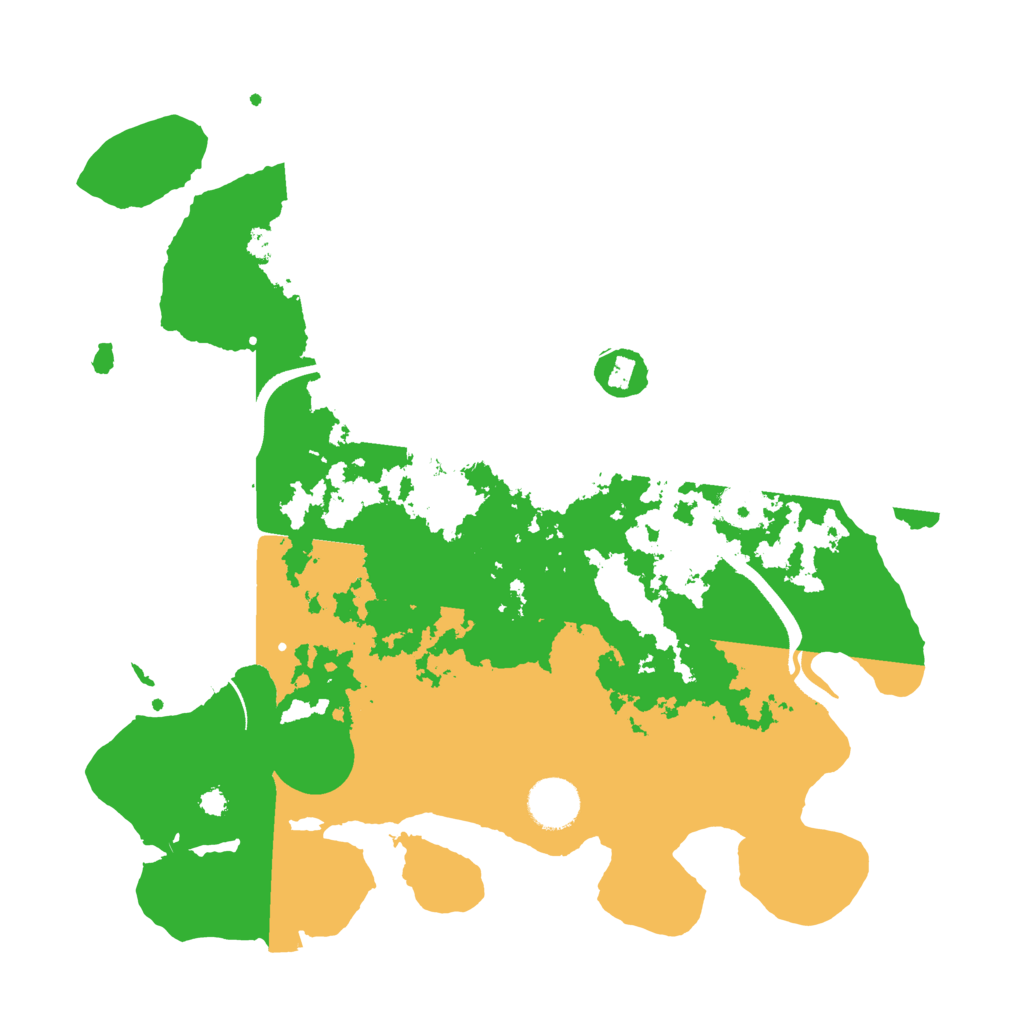 Biome Rust Map: Procedural Map, Size: 3500, Seed: 655245