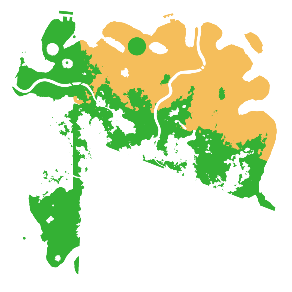 Biome Rust Map: Procedural Map, Size: 4250, Seed: 23019