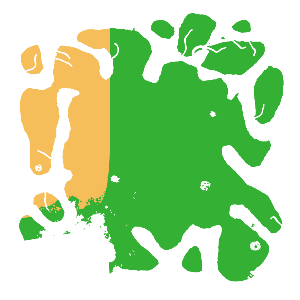 Biome Rust Map: Procedural Map, Size: 4500, Seed: 1336043