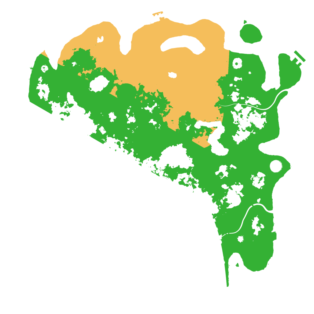 Biome Rust Map: Procedural Map, Size: 4500, Seed: 4090432