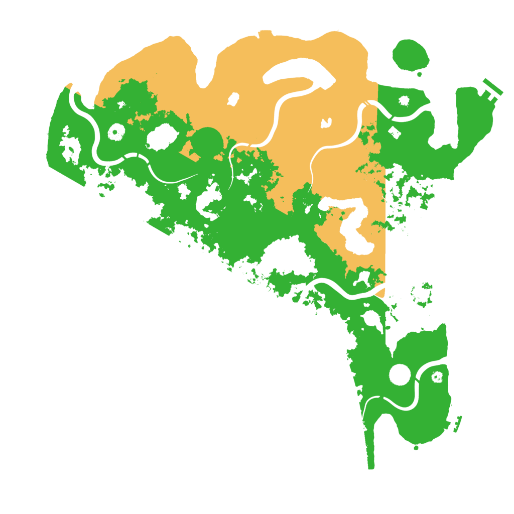 Biome Rust Map: Procedural Map, Size: 4500, Seed: 4090432