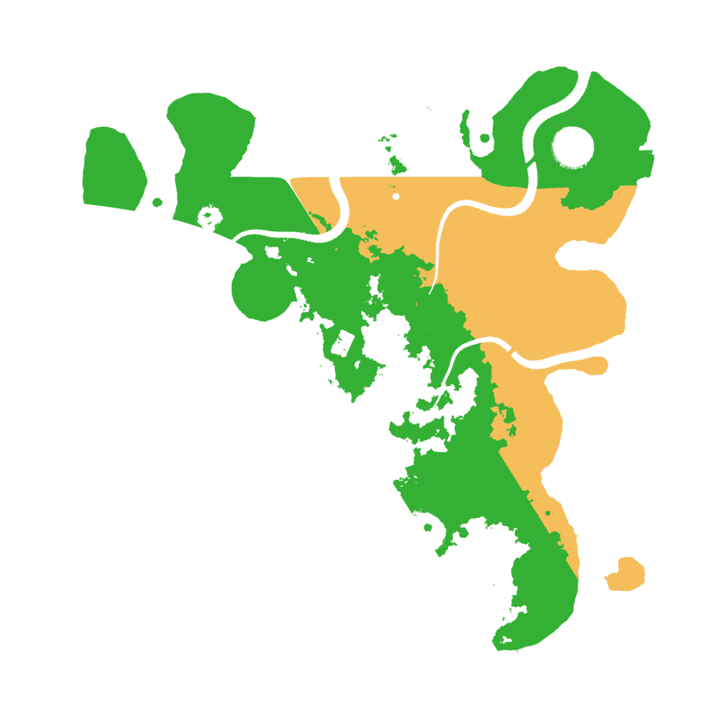 Biome Rust Map: Procedural Map, Size: 3000, Seed: 81951
