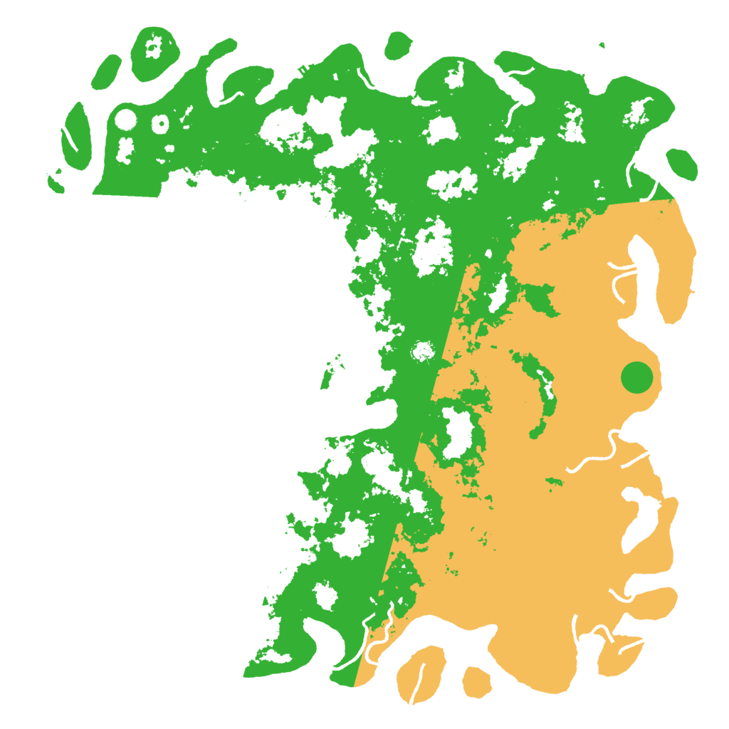 Biome Rust Map: Procedural Map, Size: 6000, Seed: 1839992337
