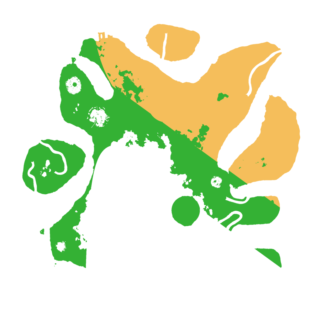 Biome Rust Map: Procedural Map, Size: 3000, Seed: 7768