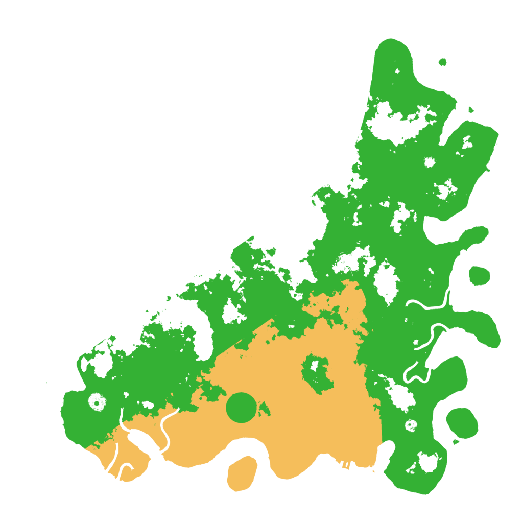 Biome Rust Map: Procedural Map, Size: 4500, Seed: 3782324