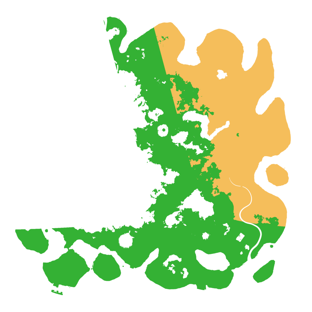Biome Rust Map: Procedural Map, Size: 4000, Seed: 84975129