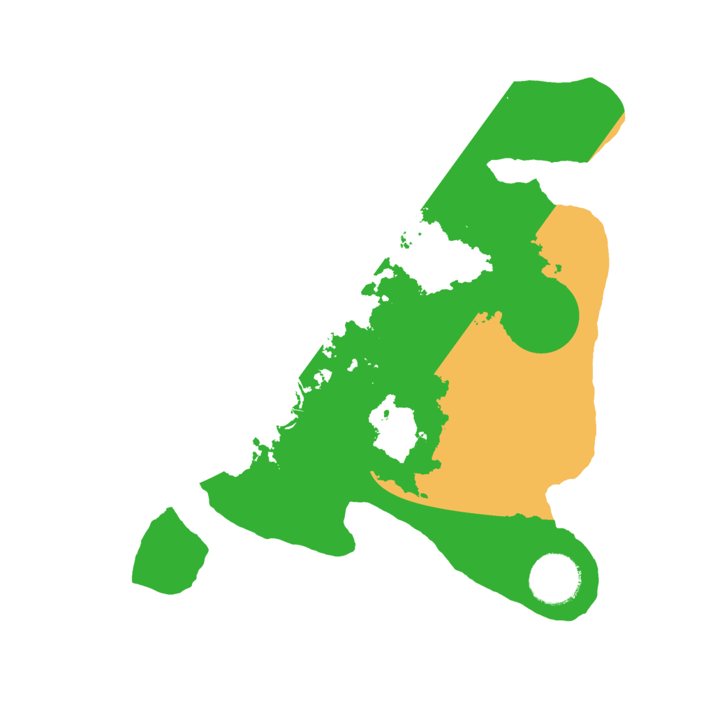 Biome Rust Map: Barren, Size: 2500, Seed: 234234