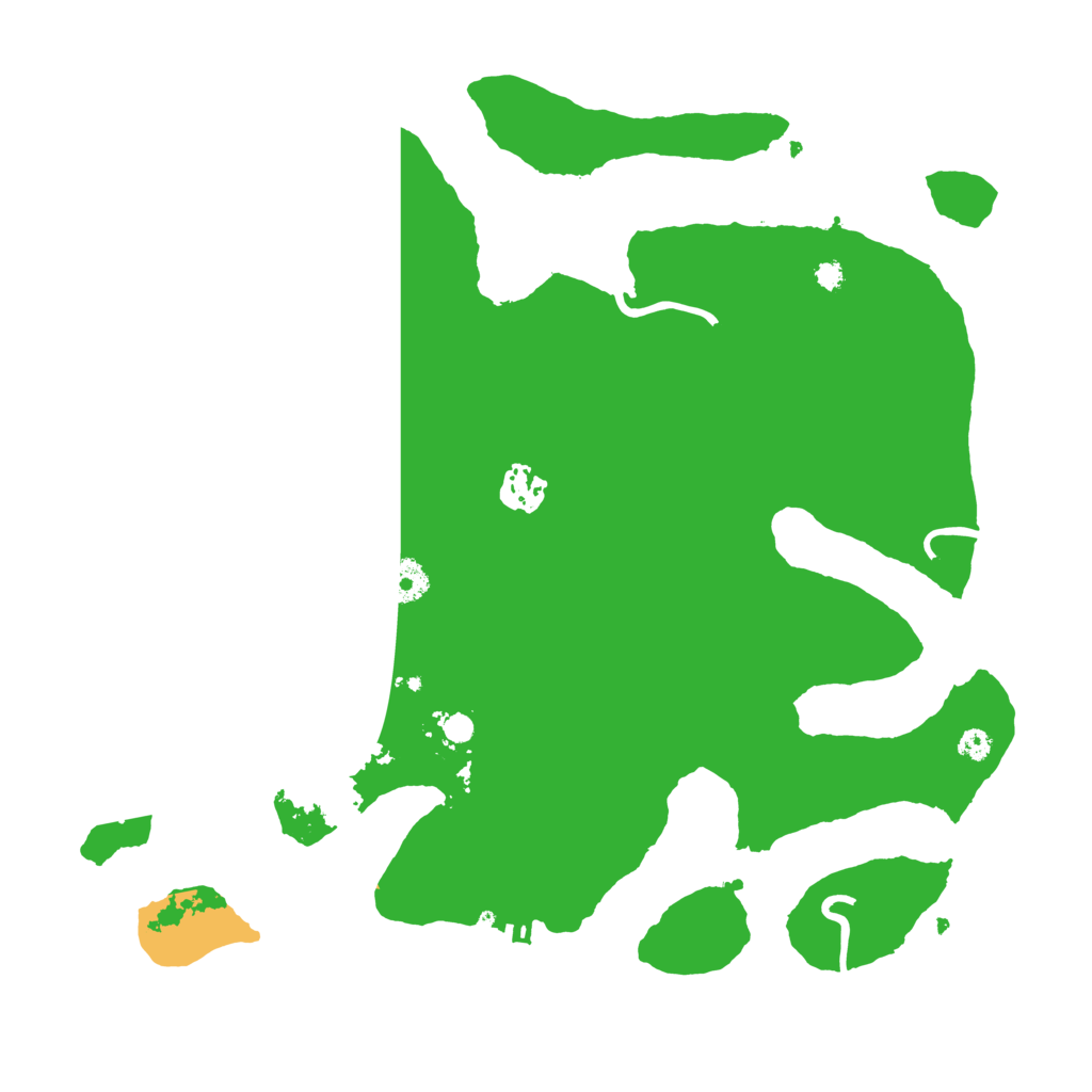 Biome Rust Map: Procedural Map, Size: 3500, Seed: 889654