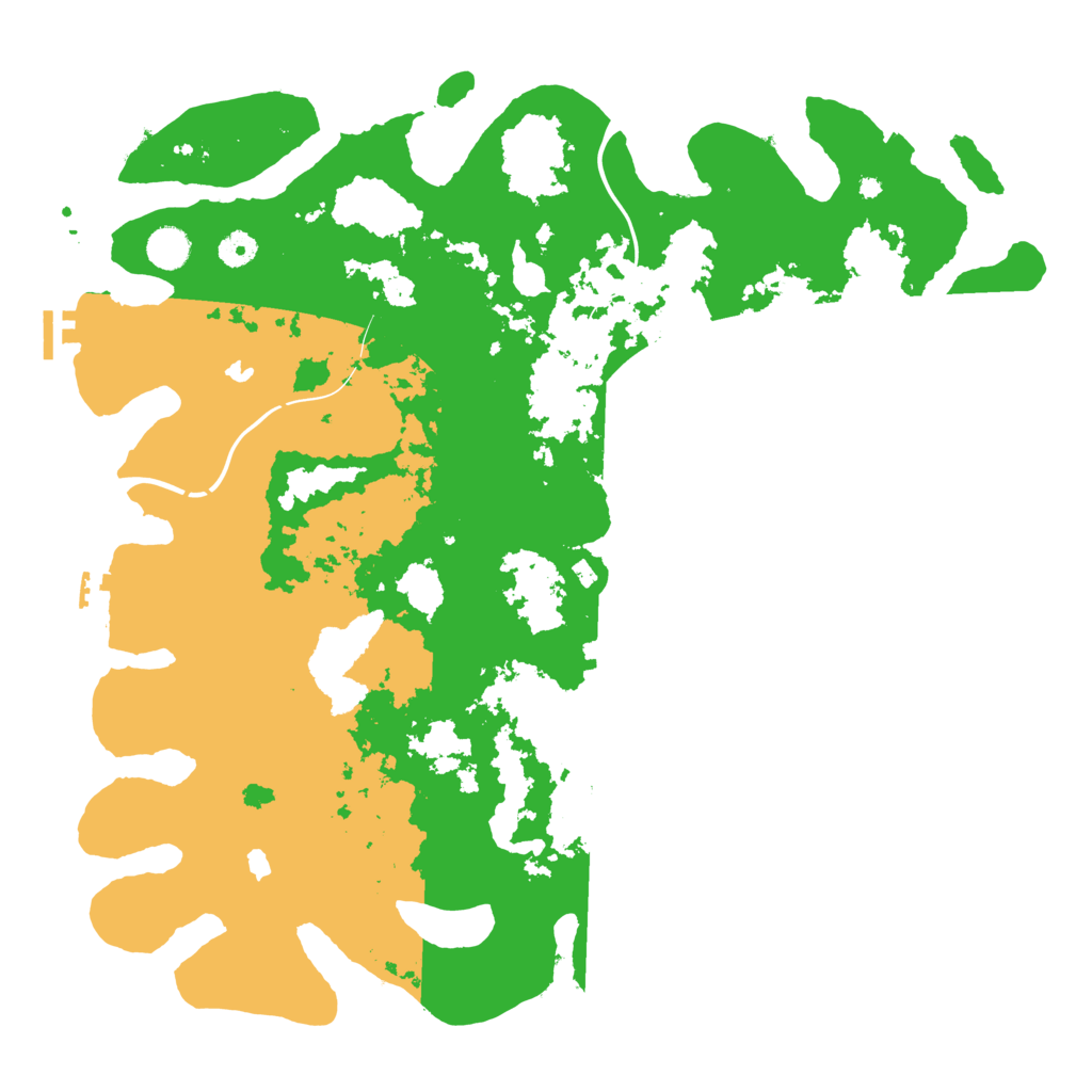 Biome Rust Map: Procedural Map, Size: 4500, Seed: 3928169