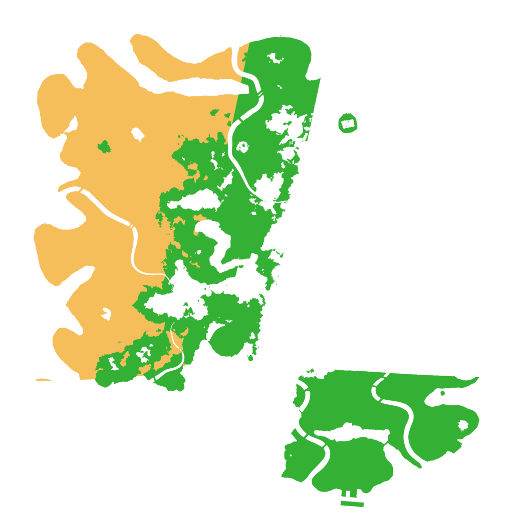 Biome Rust Map: Procedural Map, Size: 4500, Seed: 2667093