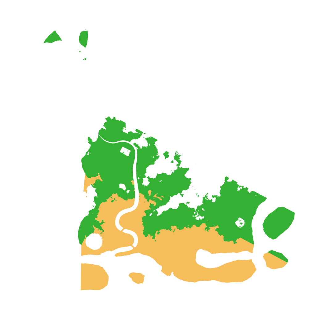 Biome Rust Map: Procedural Map, Size: 3500, Seed: 844231
