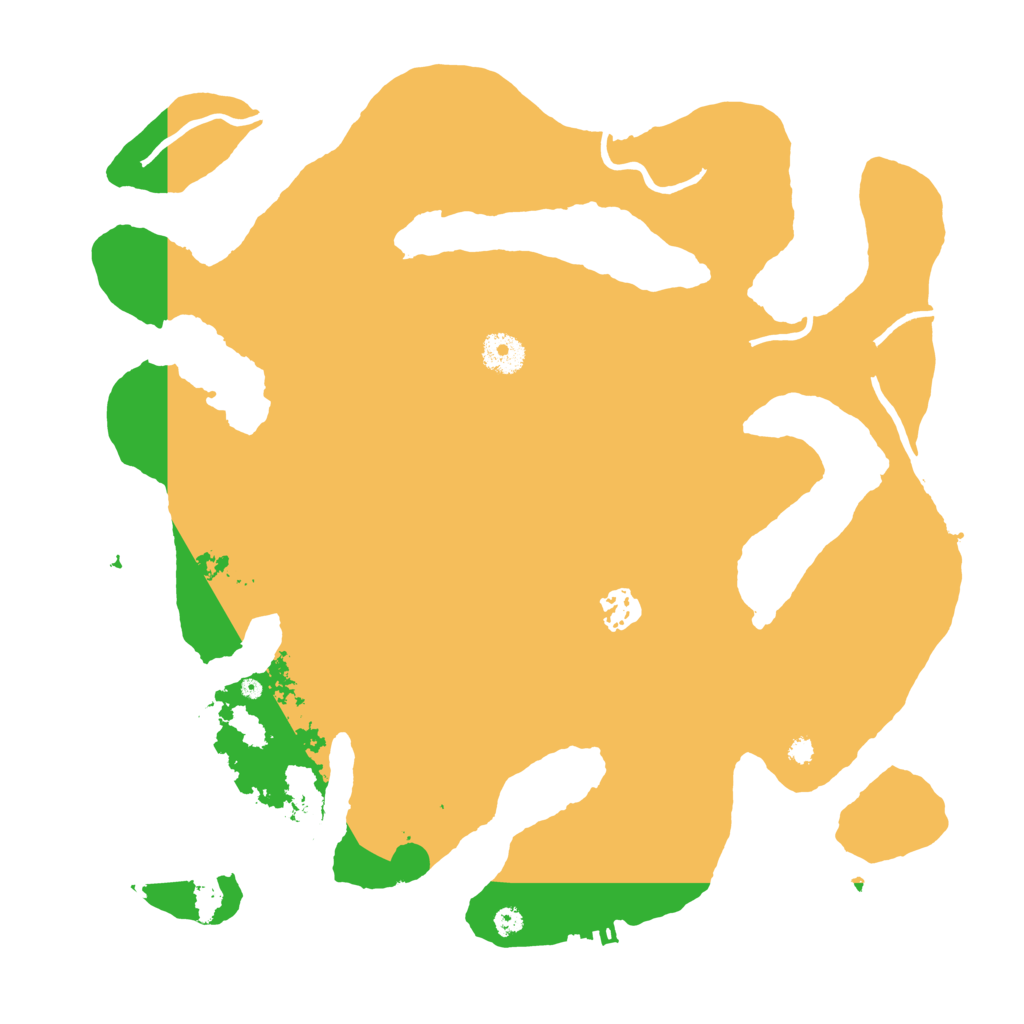 Biome Rust Map: Procedural Map, Size: 3700, Seed: 846914185