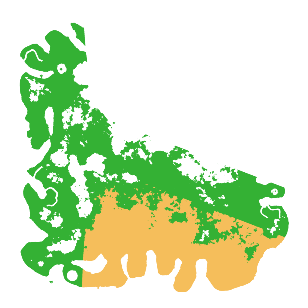 Biome Rust Map: Procedural Map, Size: 5000, Seed: 14744