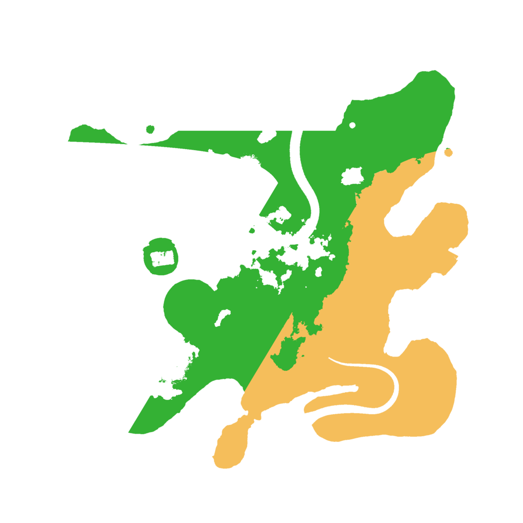 Biome Rust Map: Procedural Map, Size: 2500, Seed: 26098930