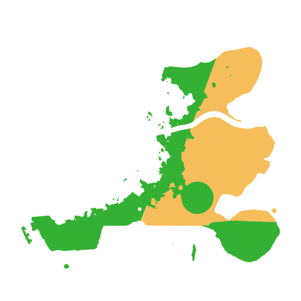 Biome Rust Map: Procedural Map, Size: 2500, Seed: 12