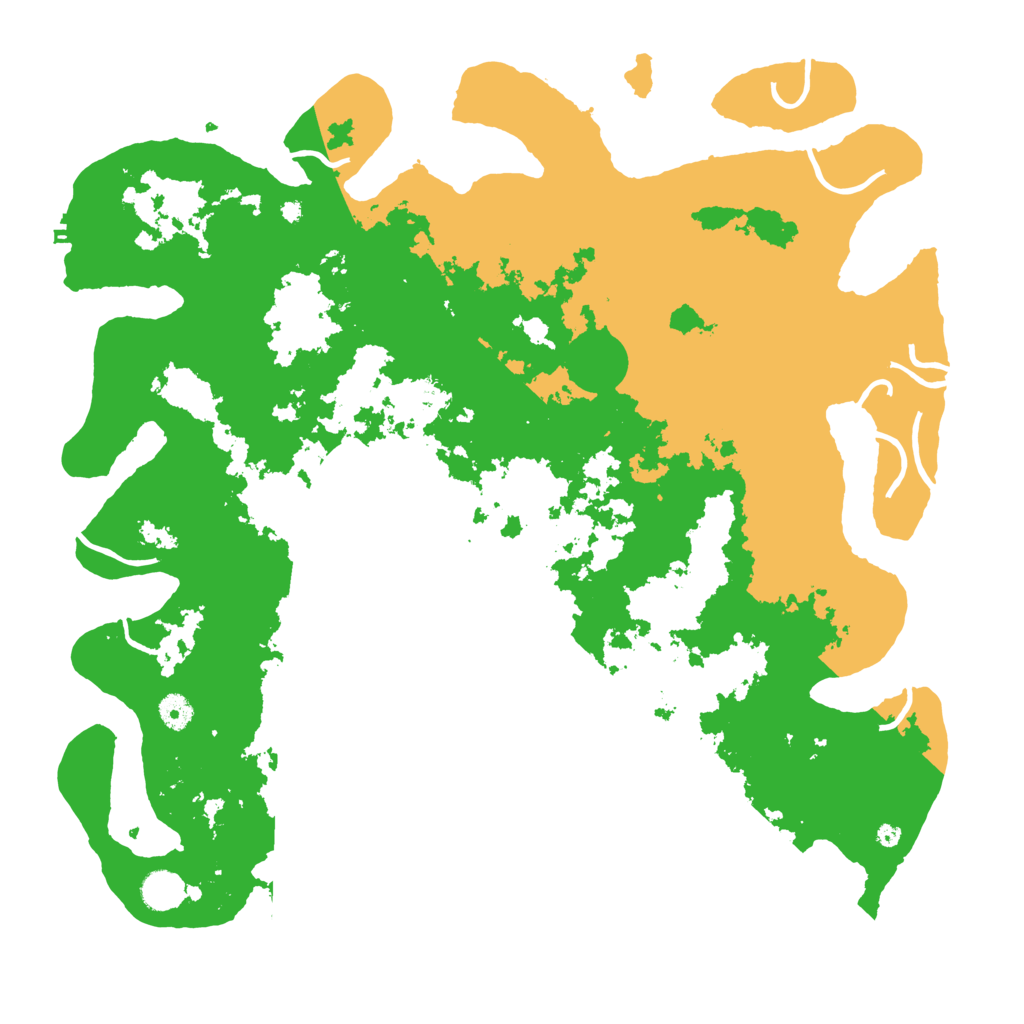 Biome Rust Map: Procedural Map, Size: 4500, Seed: 2003509