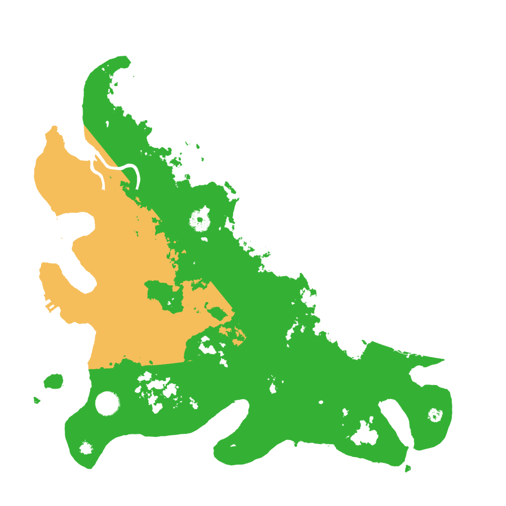 Biome Rust Map: Procedural Map, Size: 3700, Seed: 3114273