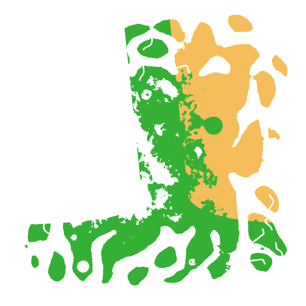 Biome Rust Map: Procedural Map, Size: 4500, Seed: 3174621