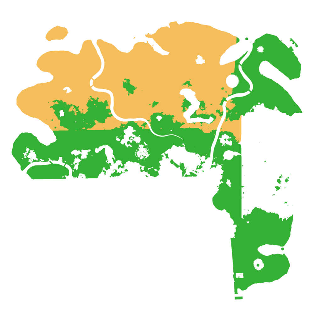 Biome Rust Map: Procedural Map, Size: 4500, Seed: 1030339516